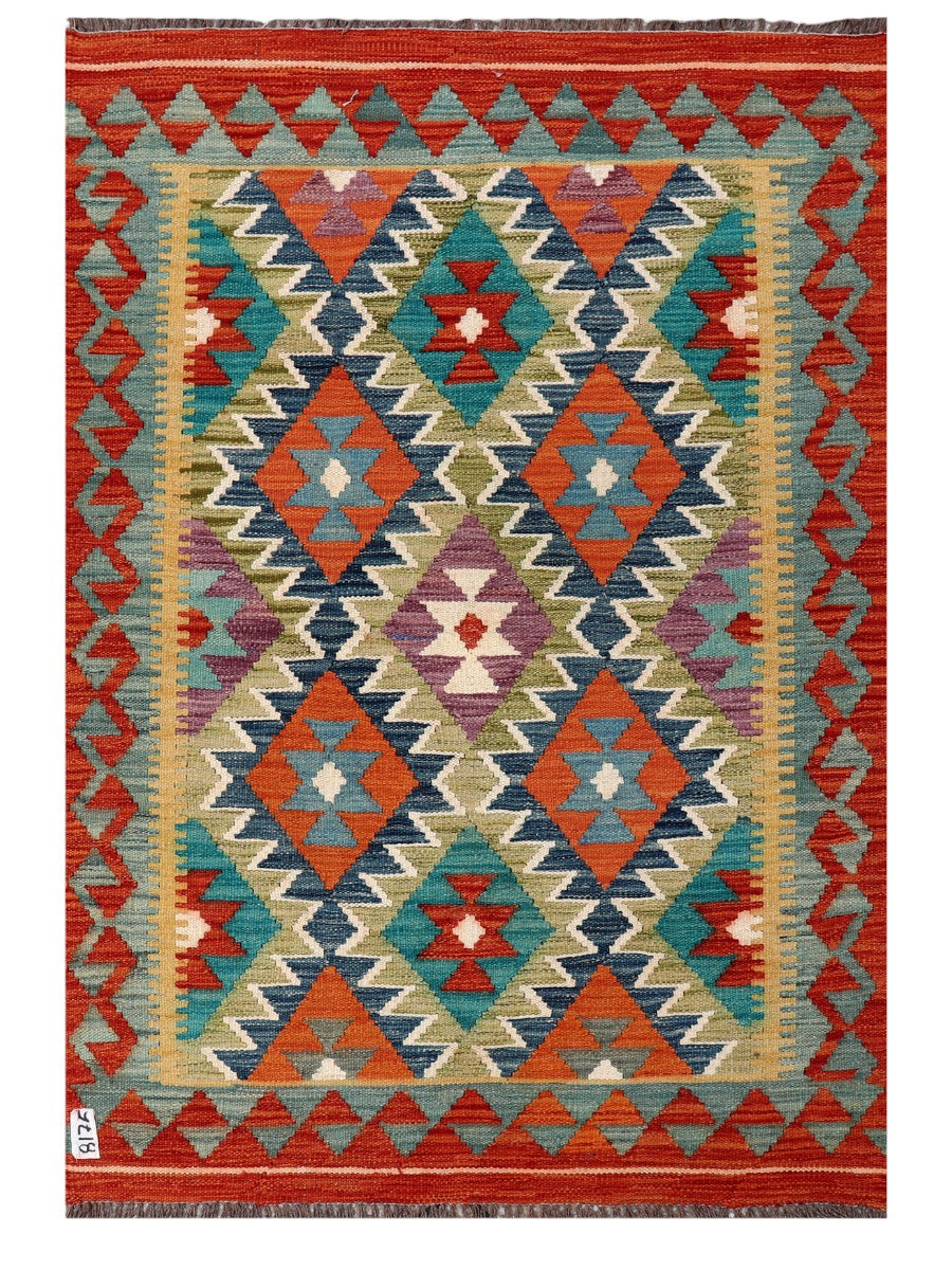 Maimana Afghanistan Kilim Rug - 149 x102 cm